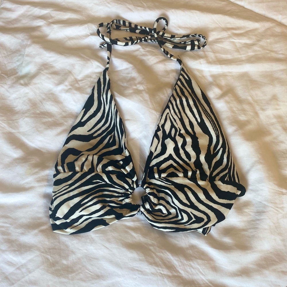 Zebra Crop top
